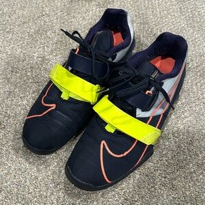 Nike Romaleos 4 - Used US Men’s Size 12 - Rare Navy/Volt Colorway